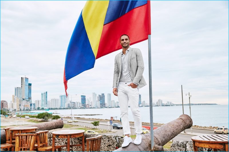 Model Nathan Owens heads to Colombia with Bonobos to showcase its spring-summer 2016 fashions.