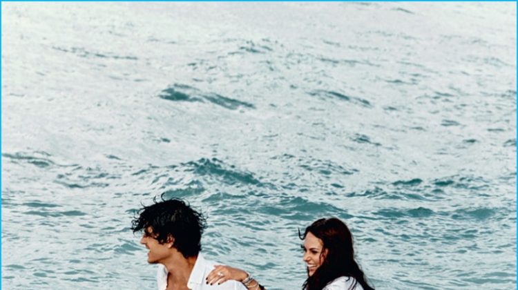 Wedding Bliss: Jorge Alano Models White Honeymoon Styles