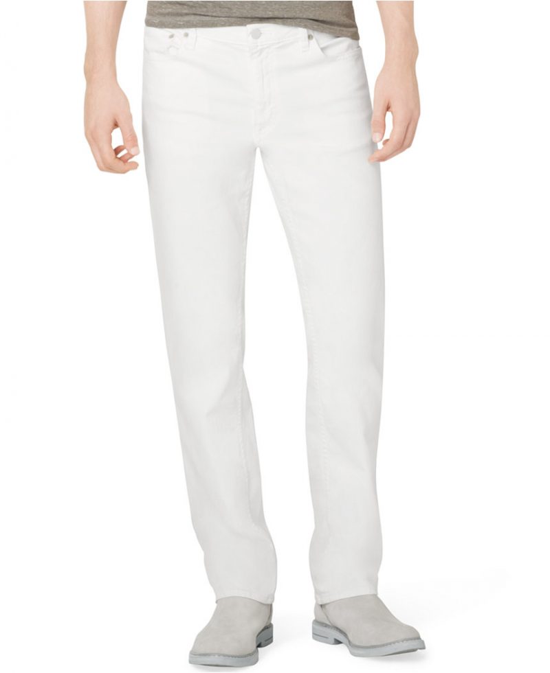 Calvin Klein Jeans Slim-Fit White Denim