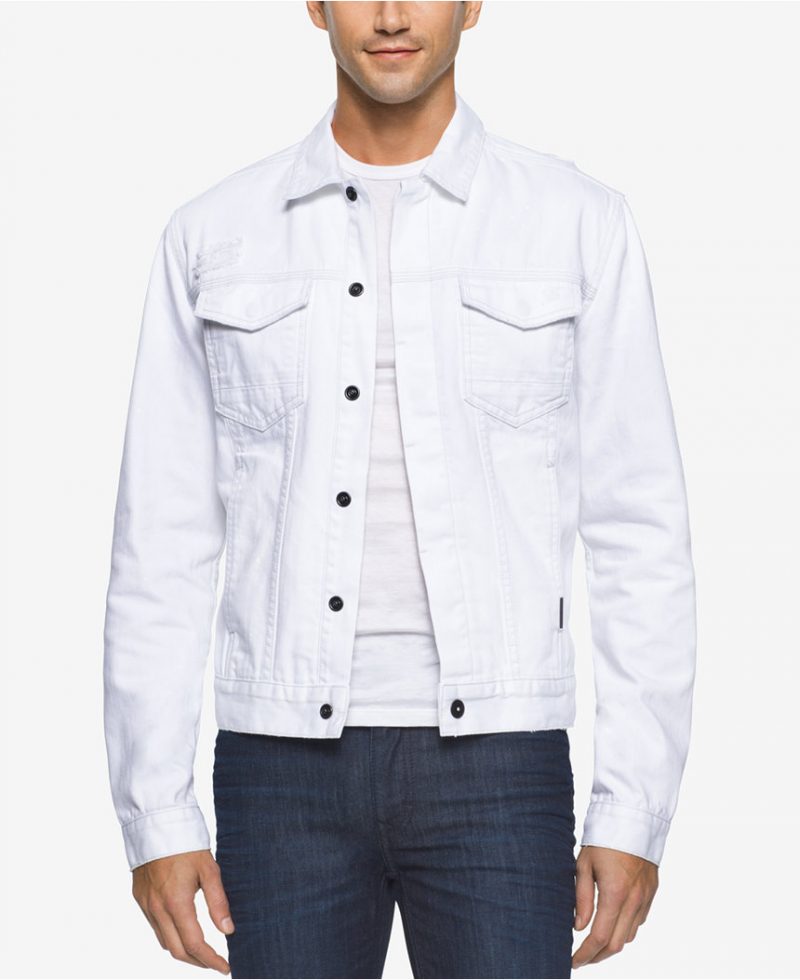 Calvin Klein Jeans White Denim Jacket