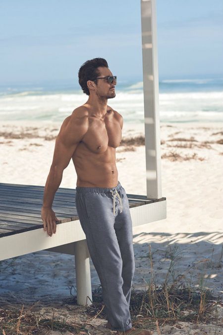 David Gandy Hits the Beach with Marks & Spencer for Autograph Collection