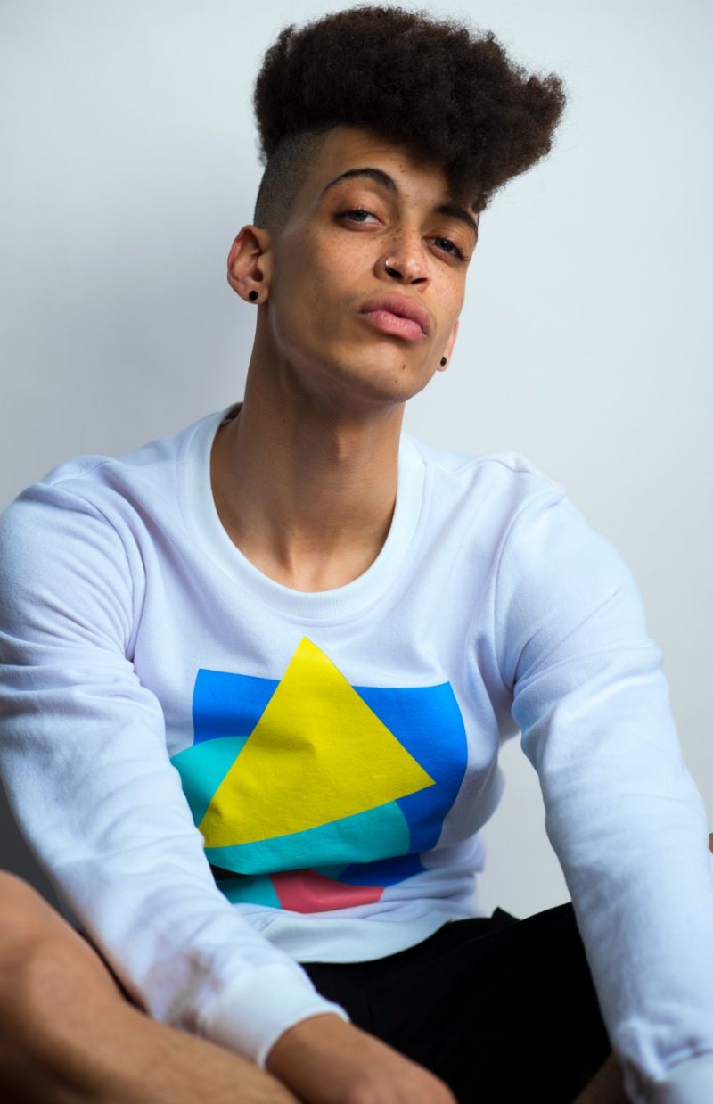 Alex wears sweatshirt Bleach Project and shorts MLTV. » New Kid on the Block: Alex Oko Osi by Mark Benjamin Alex wears sweatshirt Bleach Project and shorts MLTV.