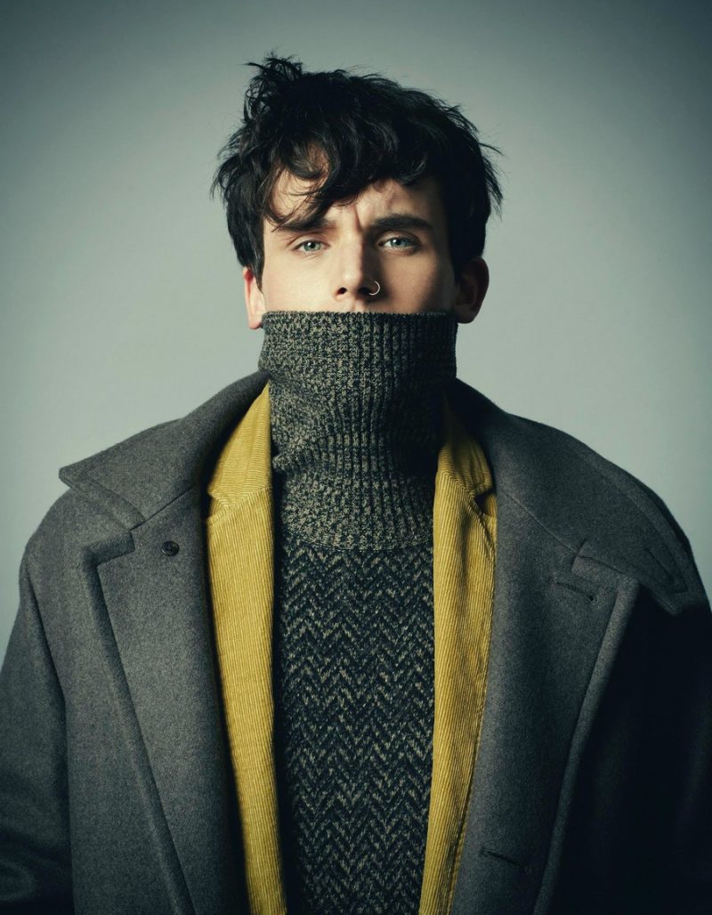 Julian wears coat Hermes, jacket Bottega Veneta and sweater Etro.