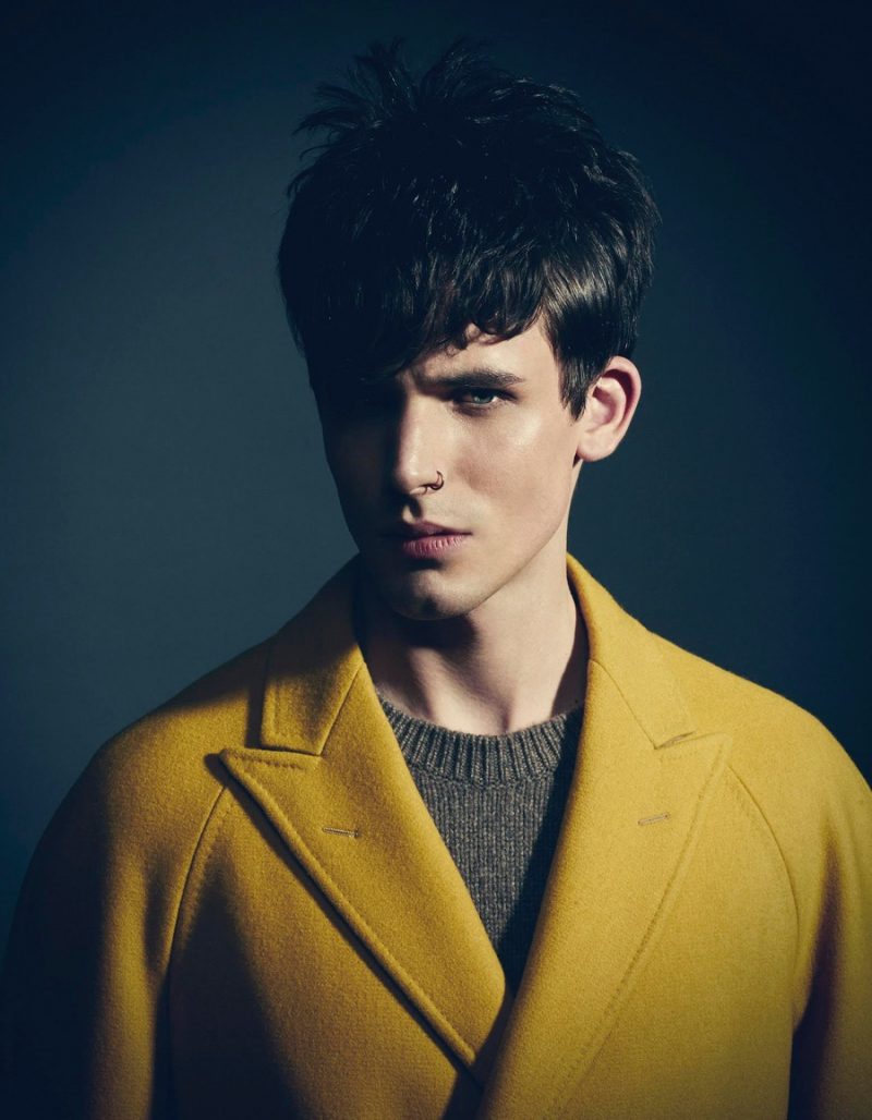 Julian wears coat Canali and sweater Hermes.