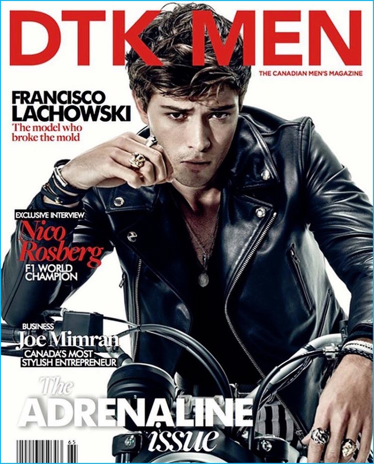 Francisco Lachowski rocks a leather biker jacket for the cover of Dress to Kill Men. » Francisco Lachowski Goes Biker for Dress to Kill Men Cover Francisco Lachowski rocks a leather biker jacket for the cover of Dress to Kill Men.