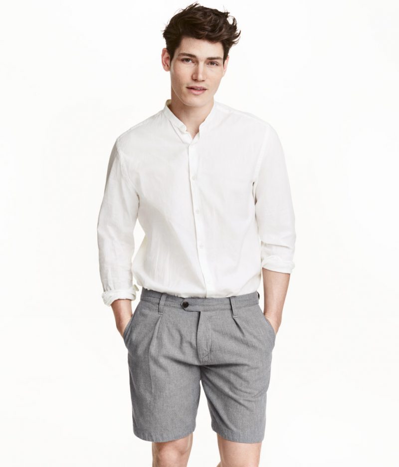 H&M Men Collarless Shirt