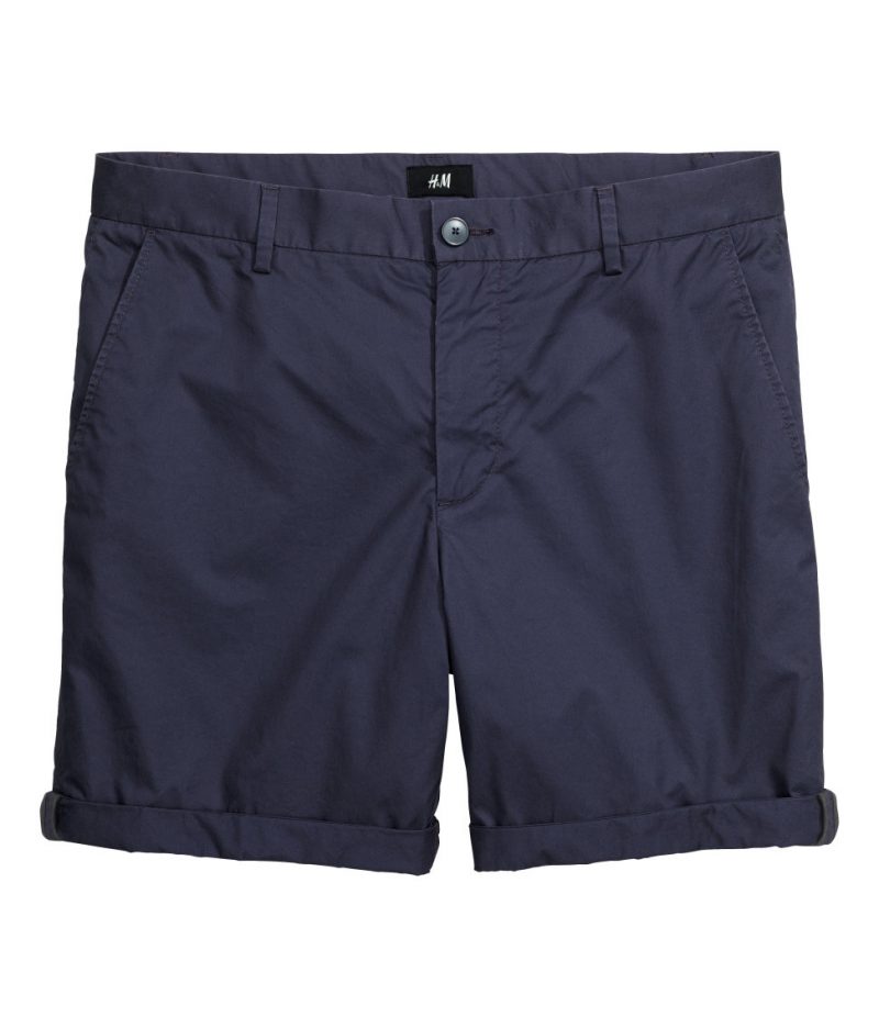 H&M Men Cotton Slim-Fit Shorts