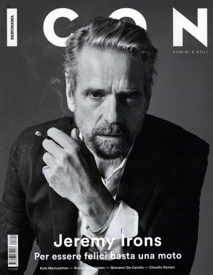 Jeremy Irons covers Icon Panorama.