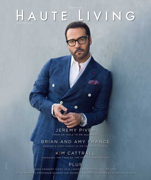 Jeremy Piven covers the April/May 2016 issue of Haute Living.