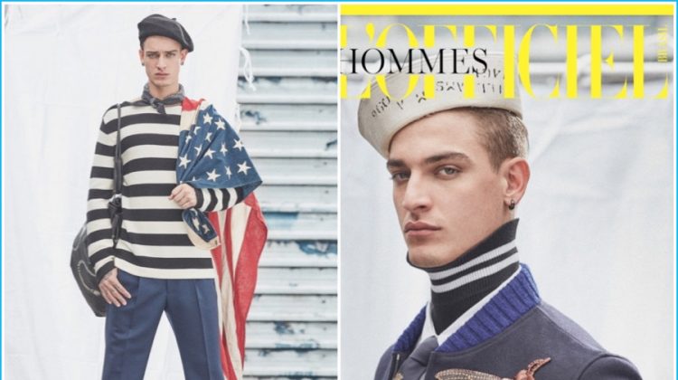 Jonathan Bellini Rocks Nautical Fits for L’Officiel Hommes Brasil