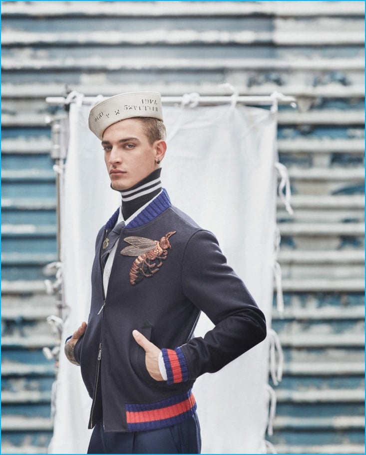 Jonathan Bellini 2016 LOfficiel Hommes Brasil Cover Photo Shoot