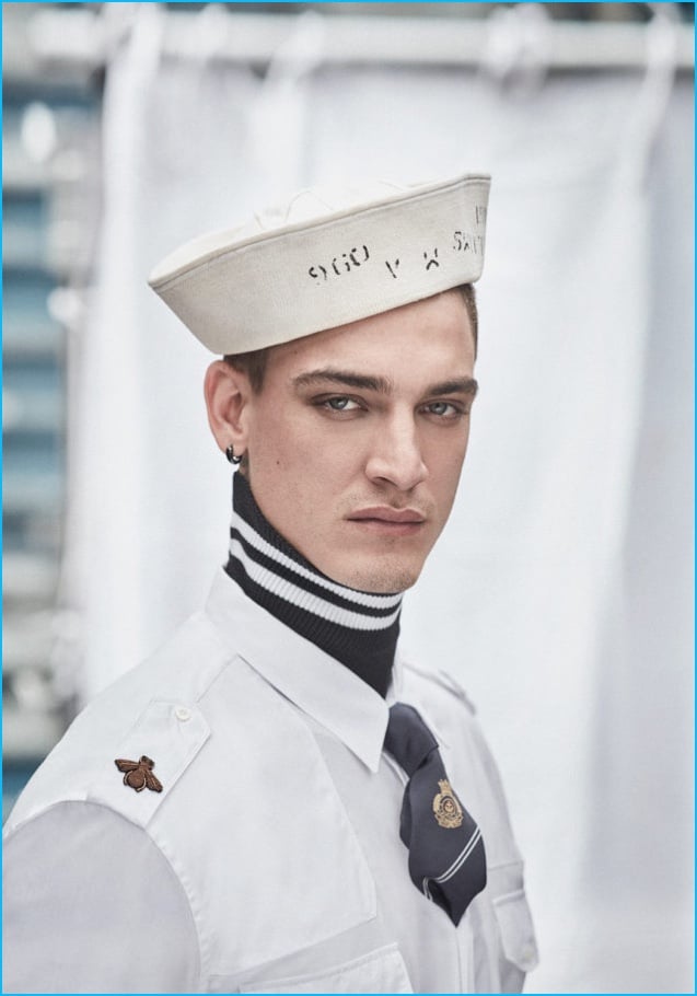 Jonathan Bellini 2016 LOfficiel Hommes Brasil Cover Photo Shoot