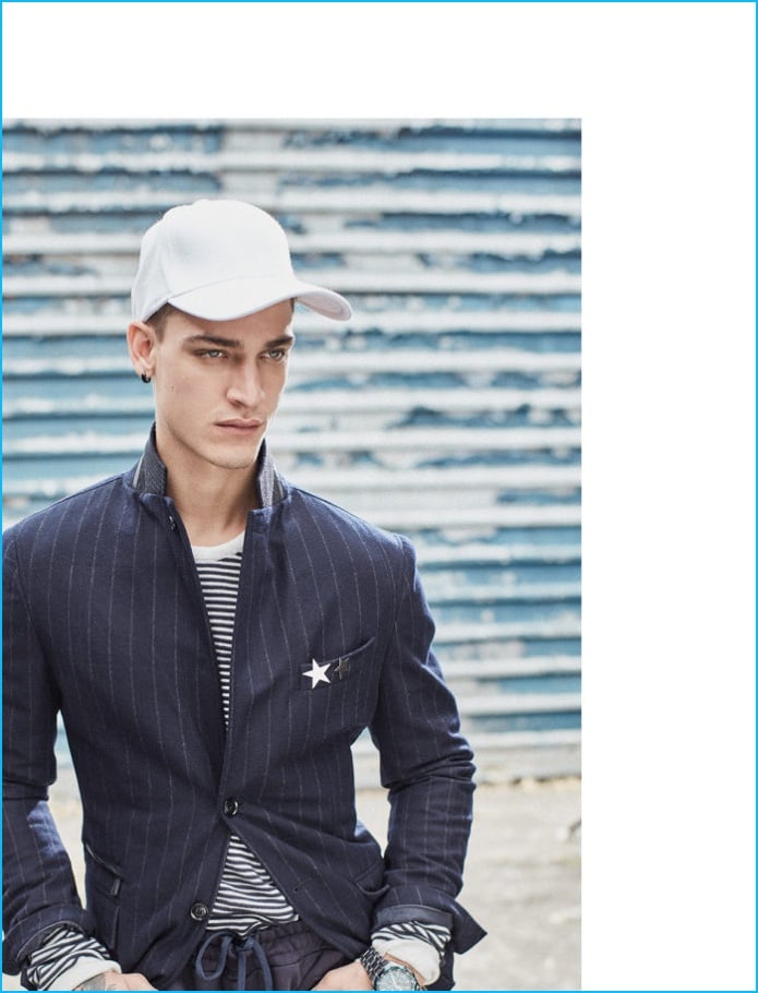 Jonathan Bellini 2016 LOfficiel Hommes Brasil Cover Photo Shoot