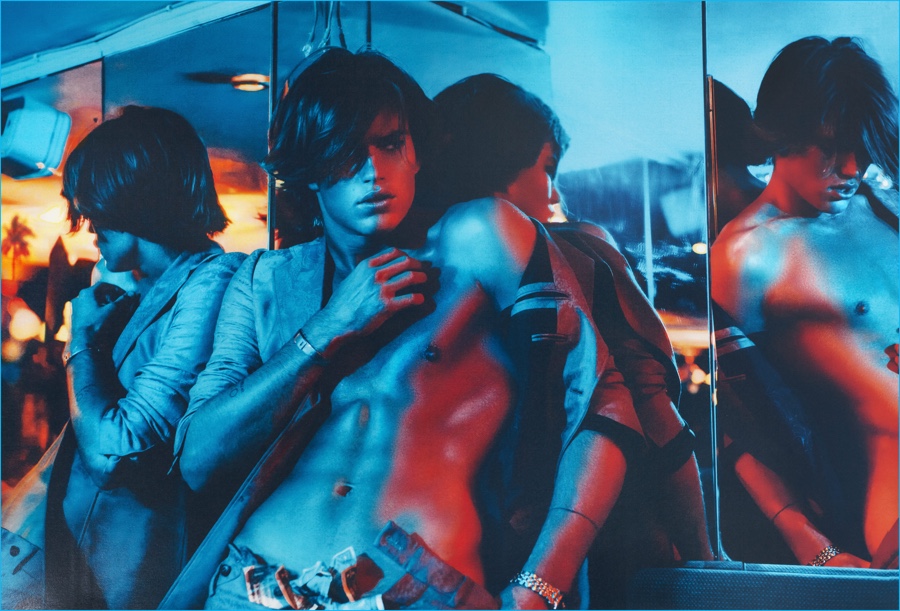 Jordan Barrett 2016 Wonderland Cover Photo Shoot