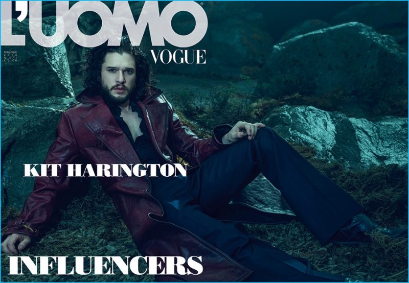 Kit Harington covers the May/June 2016 issue of L'Uomo Vogue.