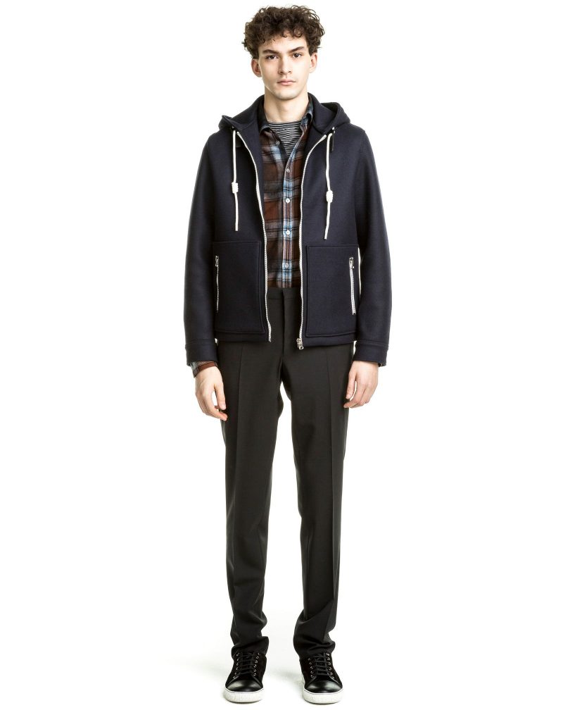 Lanvin Pre-Fall 2016 Double Face Wool Felt Hoodie » Lanvin Unveils Must-Have Pre-Fall Collection Lanvin Pre-Fall 2016 Double Face Wool Felt Hoodie