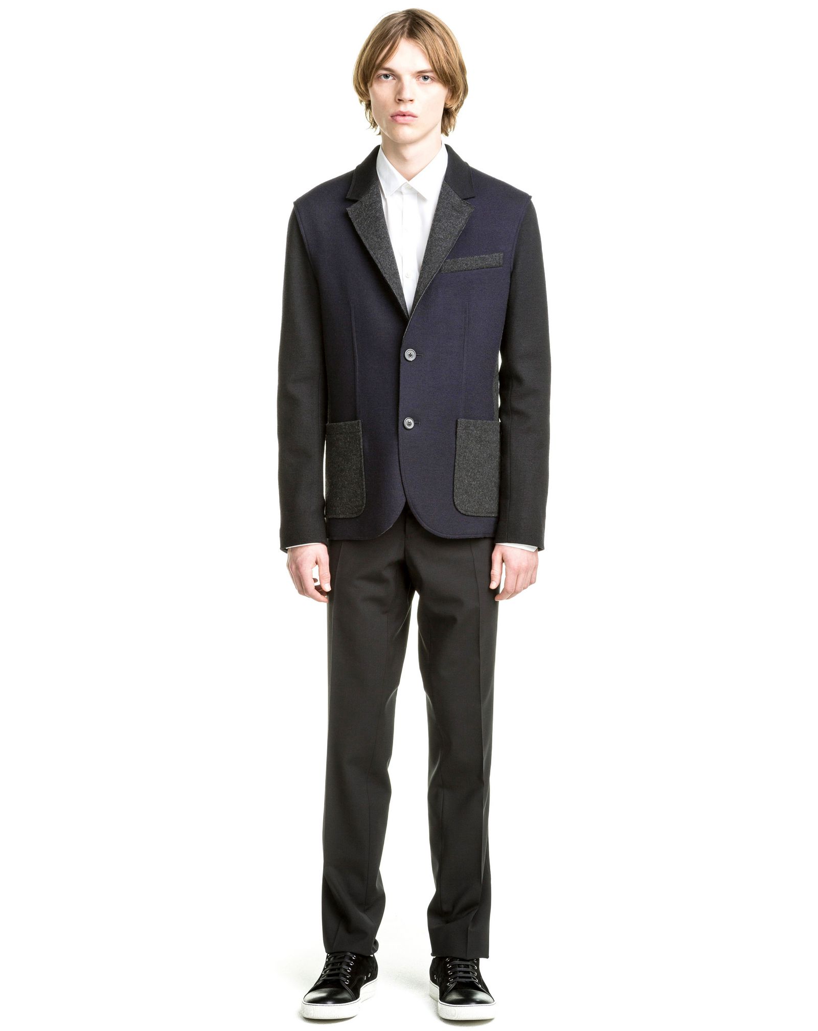 Lanvin 2016 Pre Fall Mens Double Face Wool Jersey Jacket