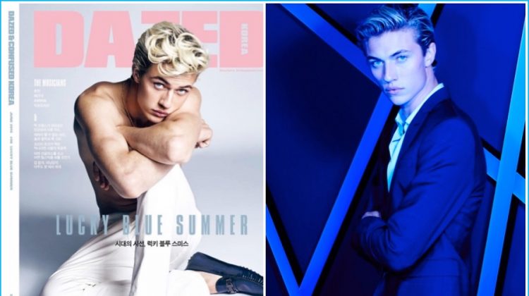 Lucky Blue Smith Covers Dazed Korea, Attends L’Oréal Paris Blue Obsession Party