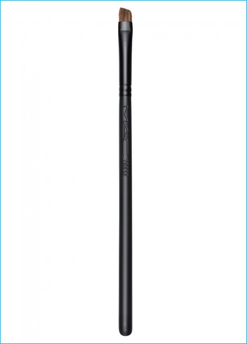 MAC x Brant Brothers 208 SE Angled Brow Brush: "A brush with a precise, angled tip that provides Pro-quality application of brow color."