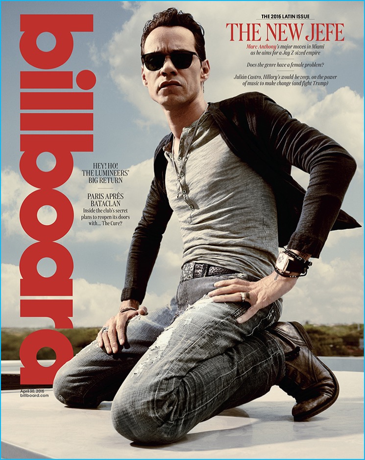 Marc Anthony covers Billboard magazine.