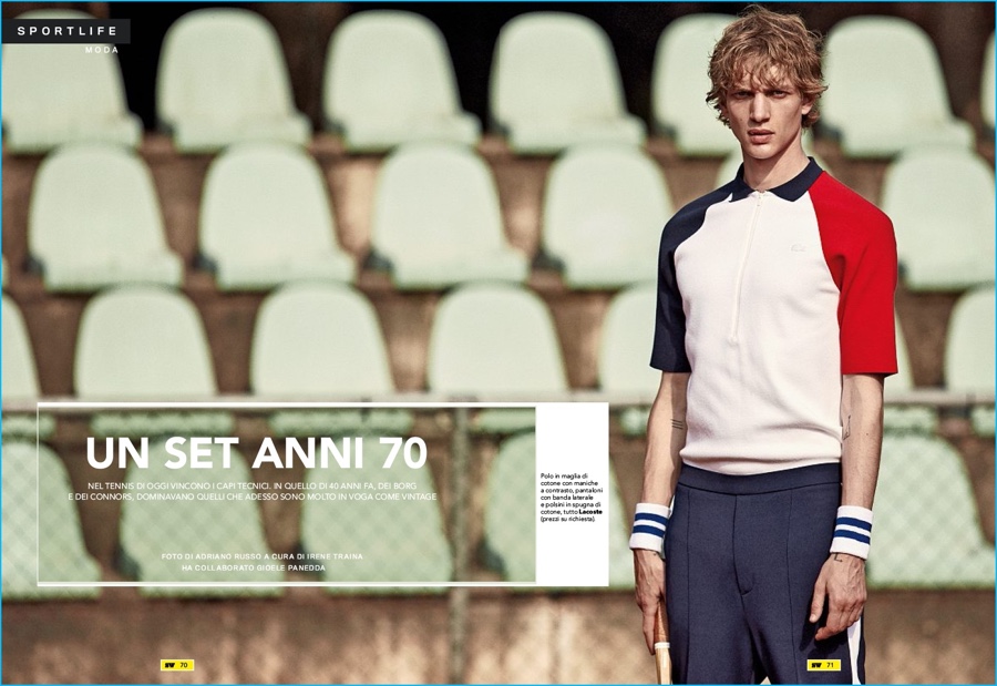 Sportweek Delivers Tennis Inspired Fashions The Fashionisto