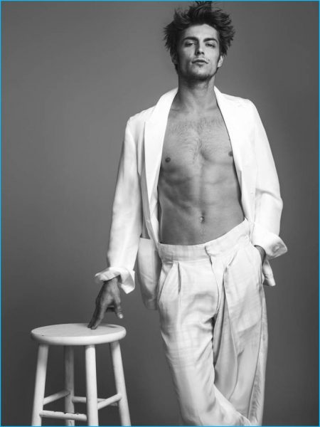 Mens White Summer Fashions 2016 Editorial Da Man Timothee Bertoni 010