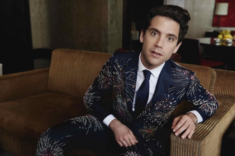 Mika pictured in Valentino for the pages of Prestige Hong Kong.