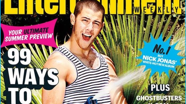 Nick Jonas 2016 Entertainment Weekly Cover