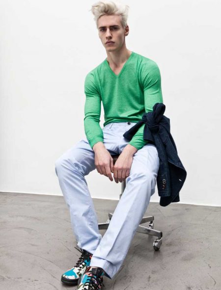 Rebel Neckwear: Oliver Stummvoll Accessorizes with GQ China