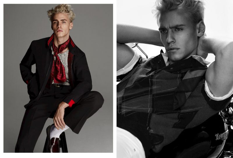 Oliver Stummvoll gives us scarf envy, gracing the pages of GQ China.