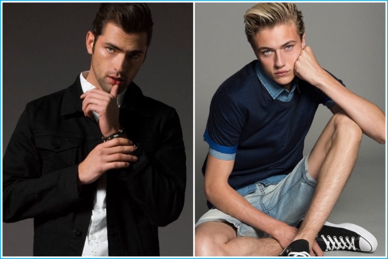 Sean O'Pry and Lucky Blue Smith for Penshoppe's Denimlab campaign.