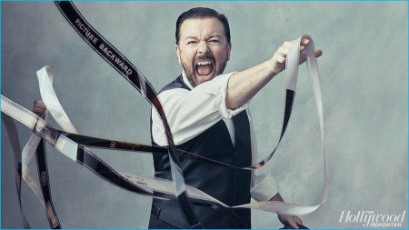 Ricky Gervais 2016 The Hollywood Reporter Cover Photo Shoot 001