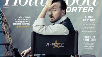 Ricky Gervais Covers The Hollywood Reporter, Talks Donald Trump Ricky Gervais Covers The Hollywood Reporter, Talks Donald Trump