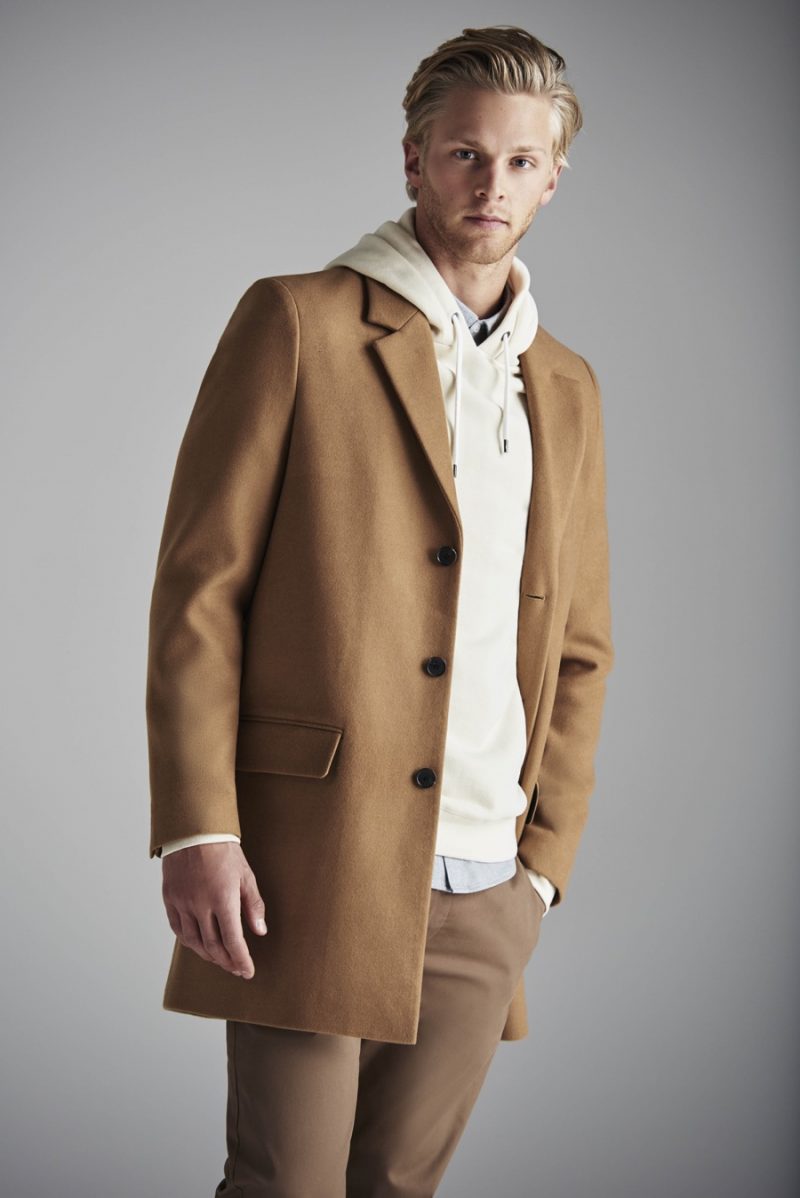 River Island embraces the classic camel coat for a neutral hued fall look.