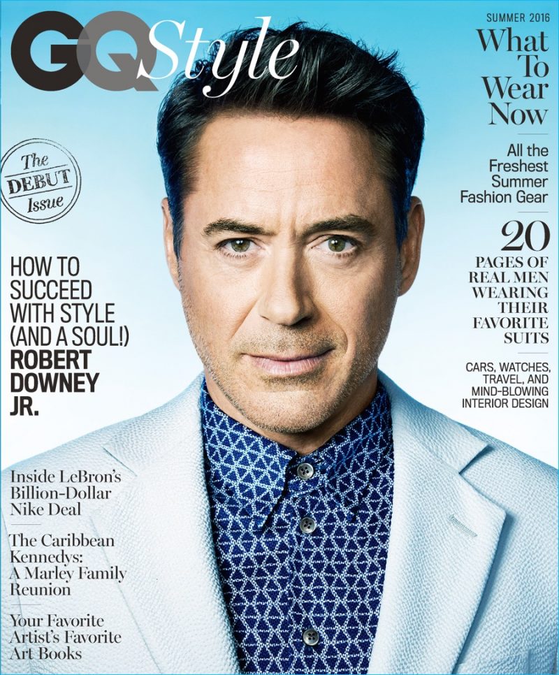 Robert Downey Jr. covers American GQ Style.