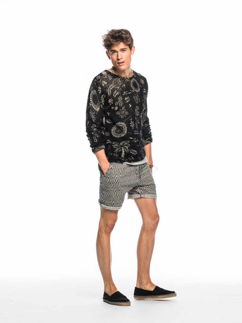 Scotch & Soda Jacquard Sweat Shorts