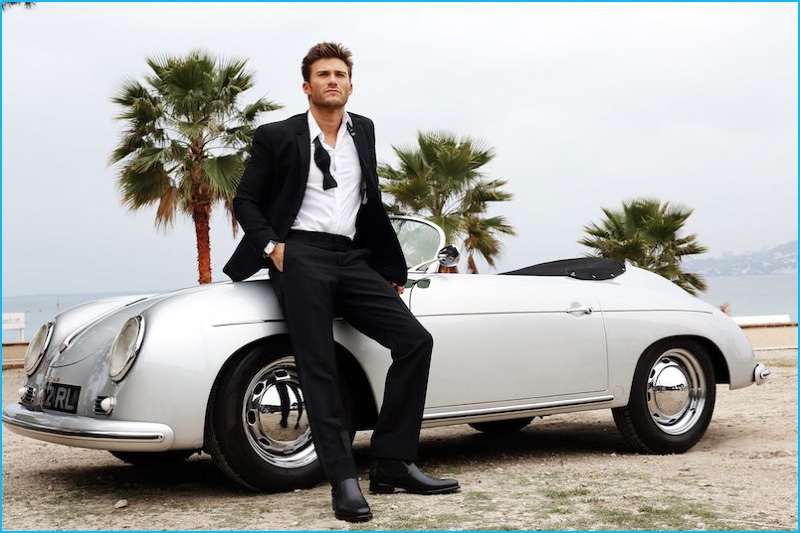 Scott Eastwood pictured in a tuxedo for The Gentleman's Journal.