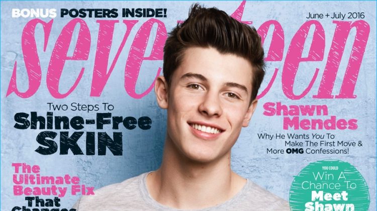 Shawn Mendes 2016 Seventeen Cover