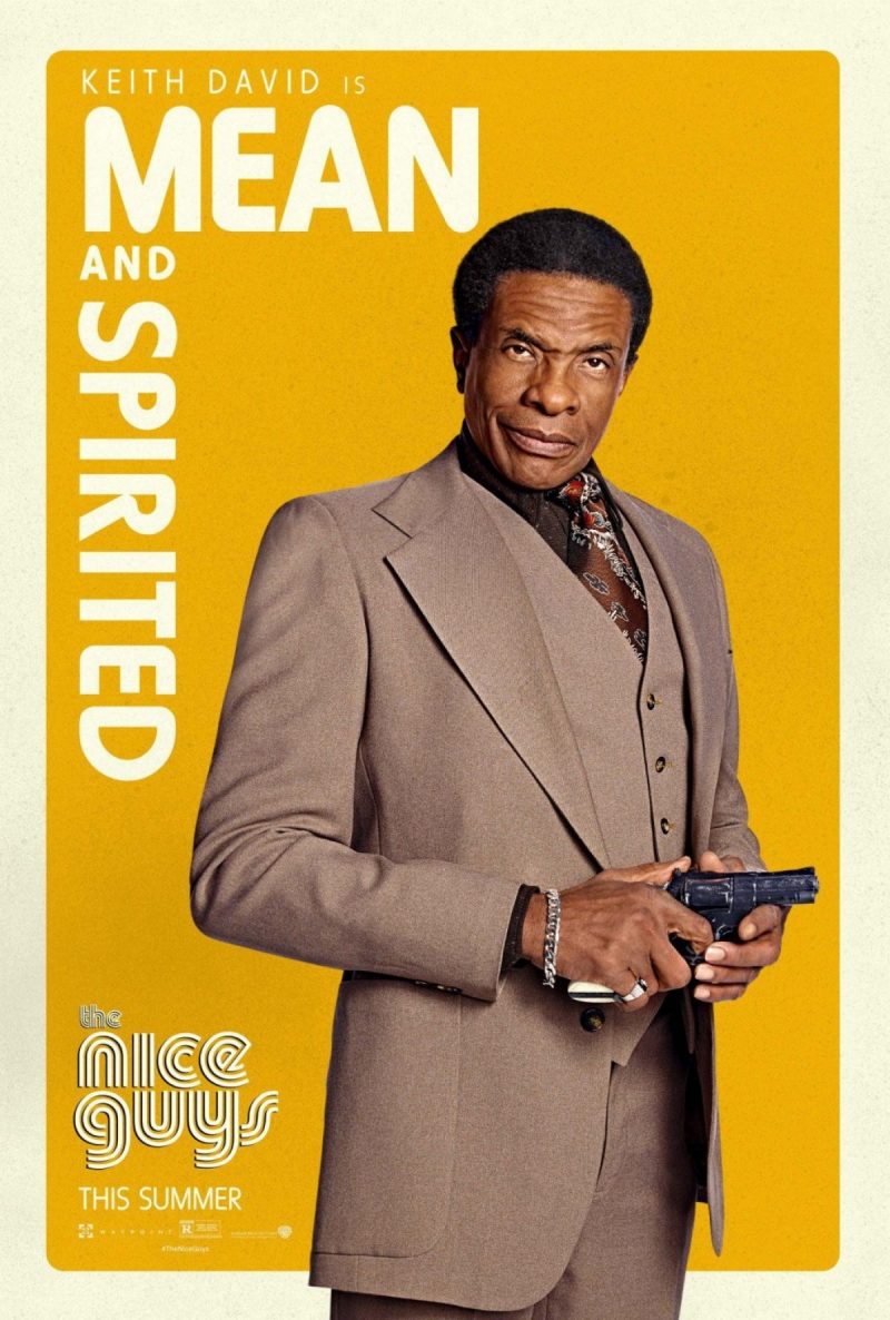 Keith David for The Nice Guys movie poster artwork.