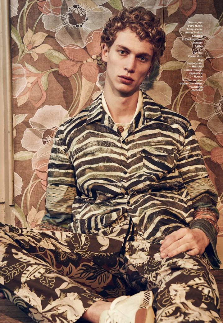 Robbi G channels a jungle motif in IRO, Missoni and Dries Van Noten.