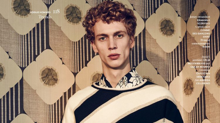 Room at the Top: Vogue Hommes Paris Makes a Case for Bold Prints