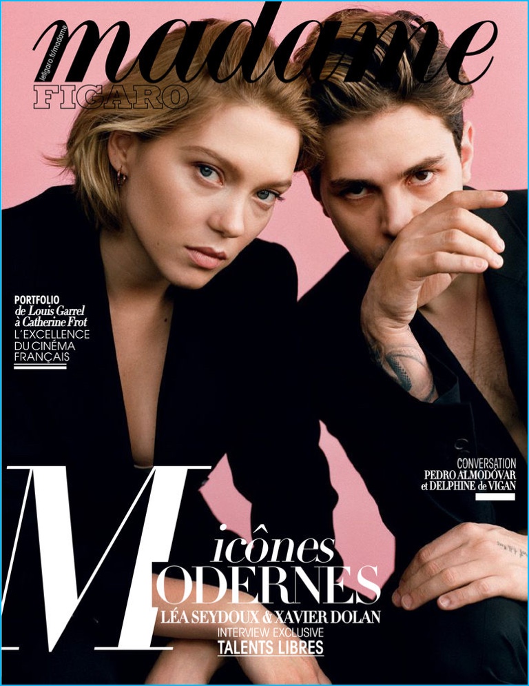 Xavier Dolan and Léa Seydoux cover Madame Figaro.