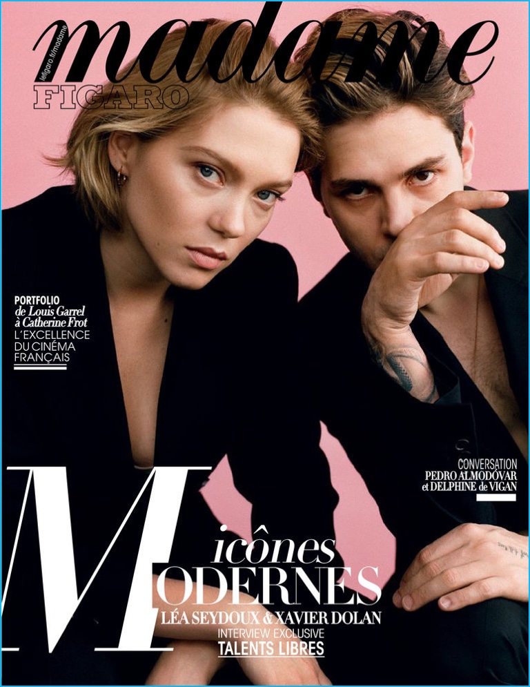 X 上的best of léa seydoux：「Léa Seydoux with Xavier Dolan during the Louis  Vuitton fashion show  / X