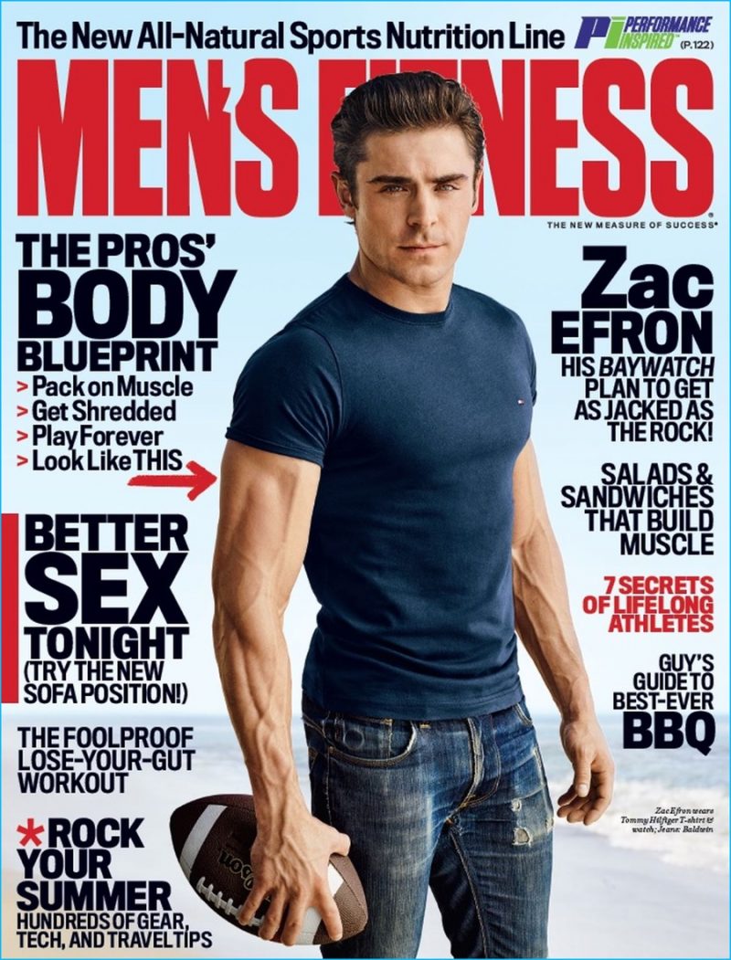 Zac Efron Mens Fitness 2016 Cover