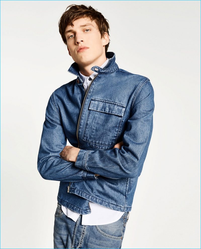 Zara Man Denim Overshirt