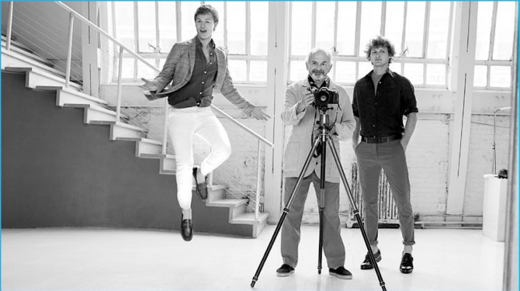 Ansel Elgort Celebrates Father’s Day with Mr Porter
