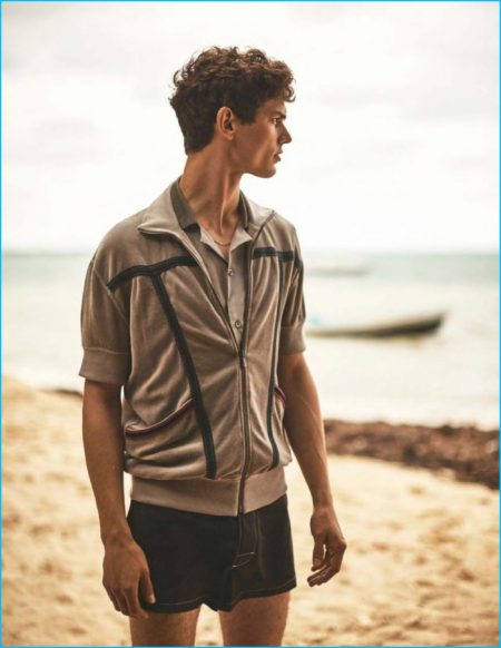 Arthur Gosse Models Easy Summer Styles for L'Officiel Hommes España