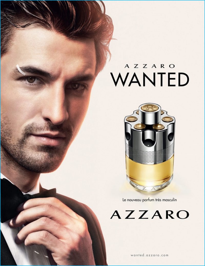 Nikolai Danielsen fronts Azzaro Wanted fragrance campaign.