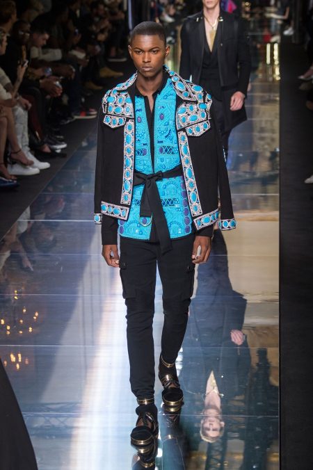 Balmain 2017 Spring Summer Mens Runway Collection 046