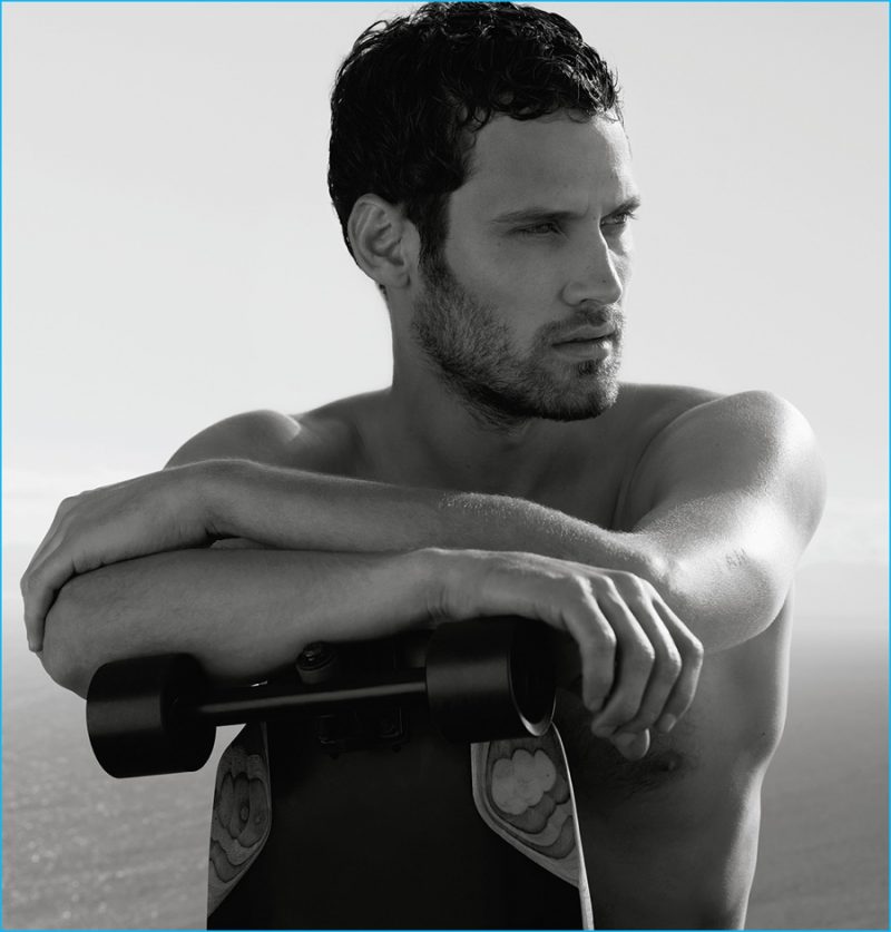 American skateboarder Adam Crigler for Chanel Allure Homme Sport